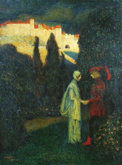 The Meeting by Wassily Kandinsky